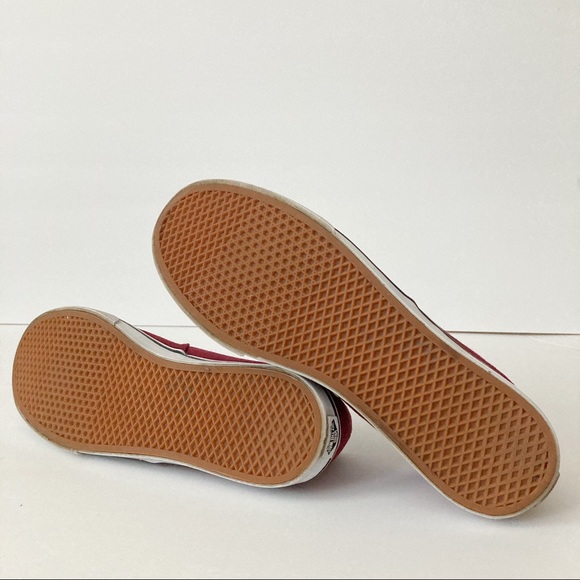 Vans Lo Pro Skate Shoes Size 8.5 Burgundy - Picture 3 of 8